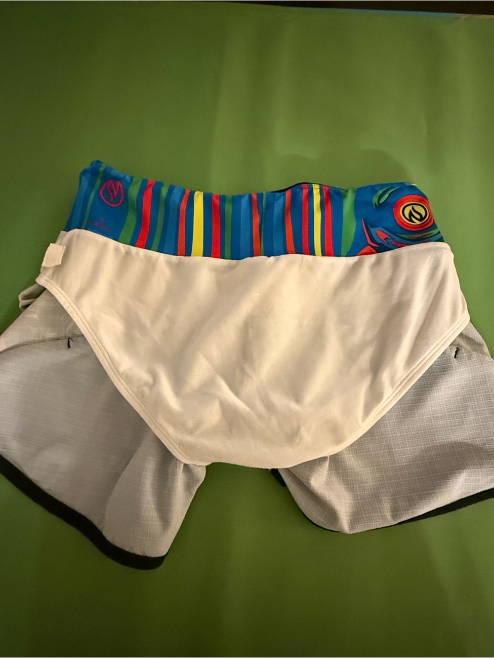 INB 8 Shorts “Run or Die” series 2 pocket running shorts. Good condition - Picture 9 of 12